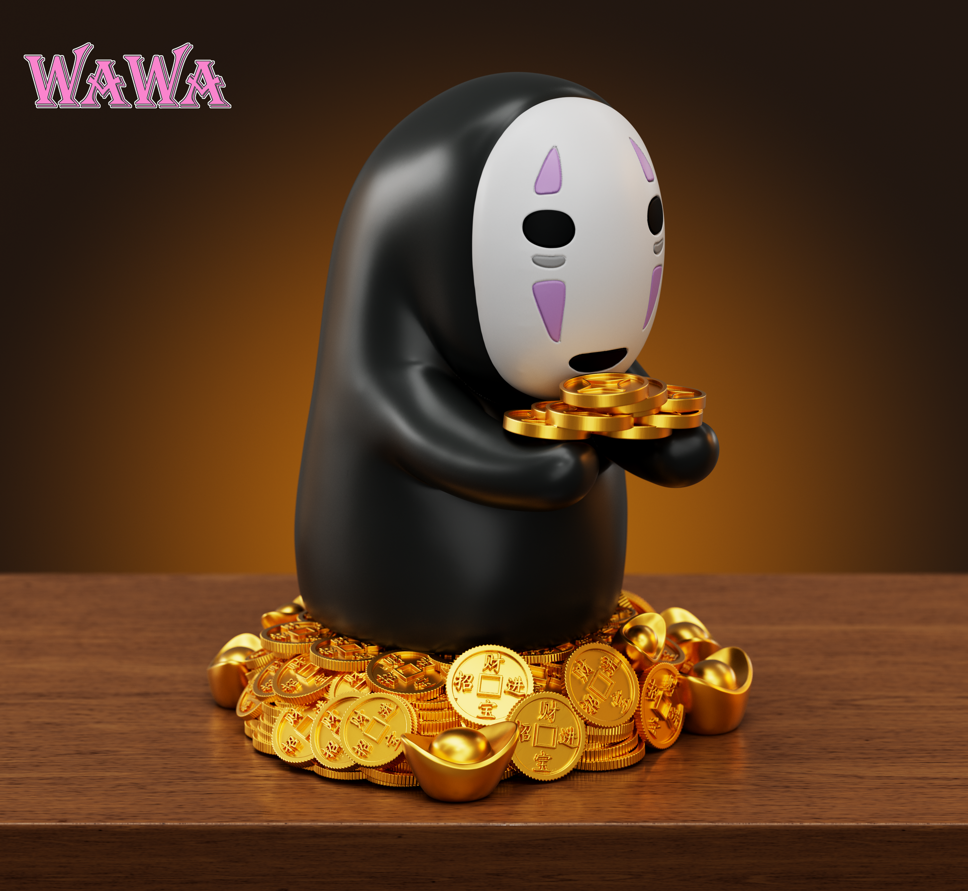 WAWA Studio - Lucky No-Face man