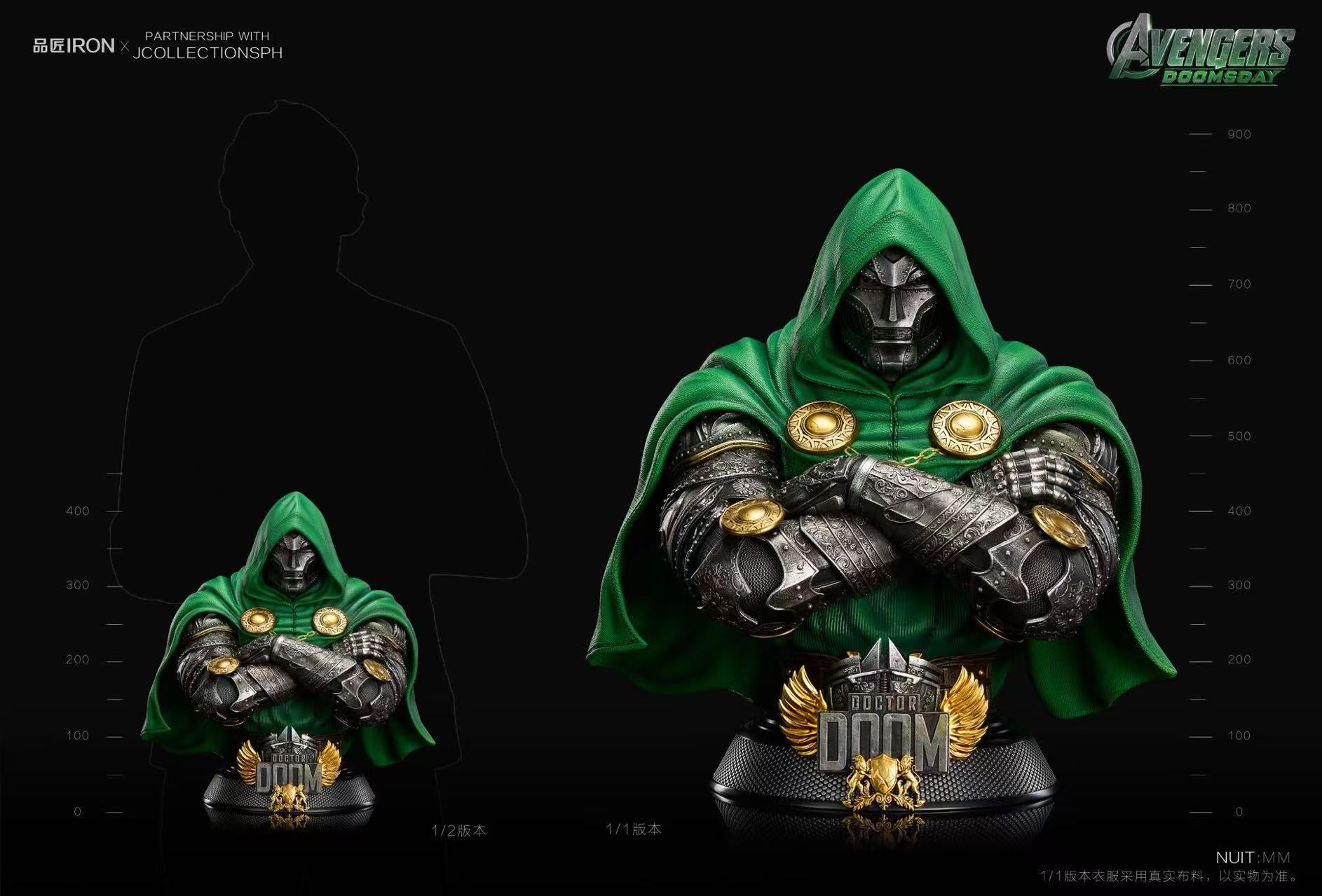 Iron Studio - Doctor Doom MQ067 [Licensed] [2 Variants]