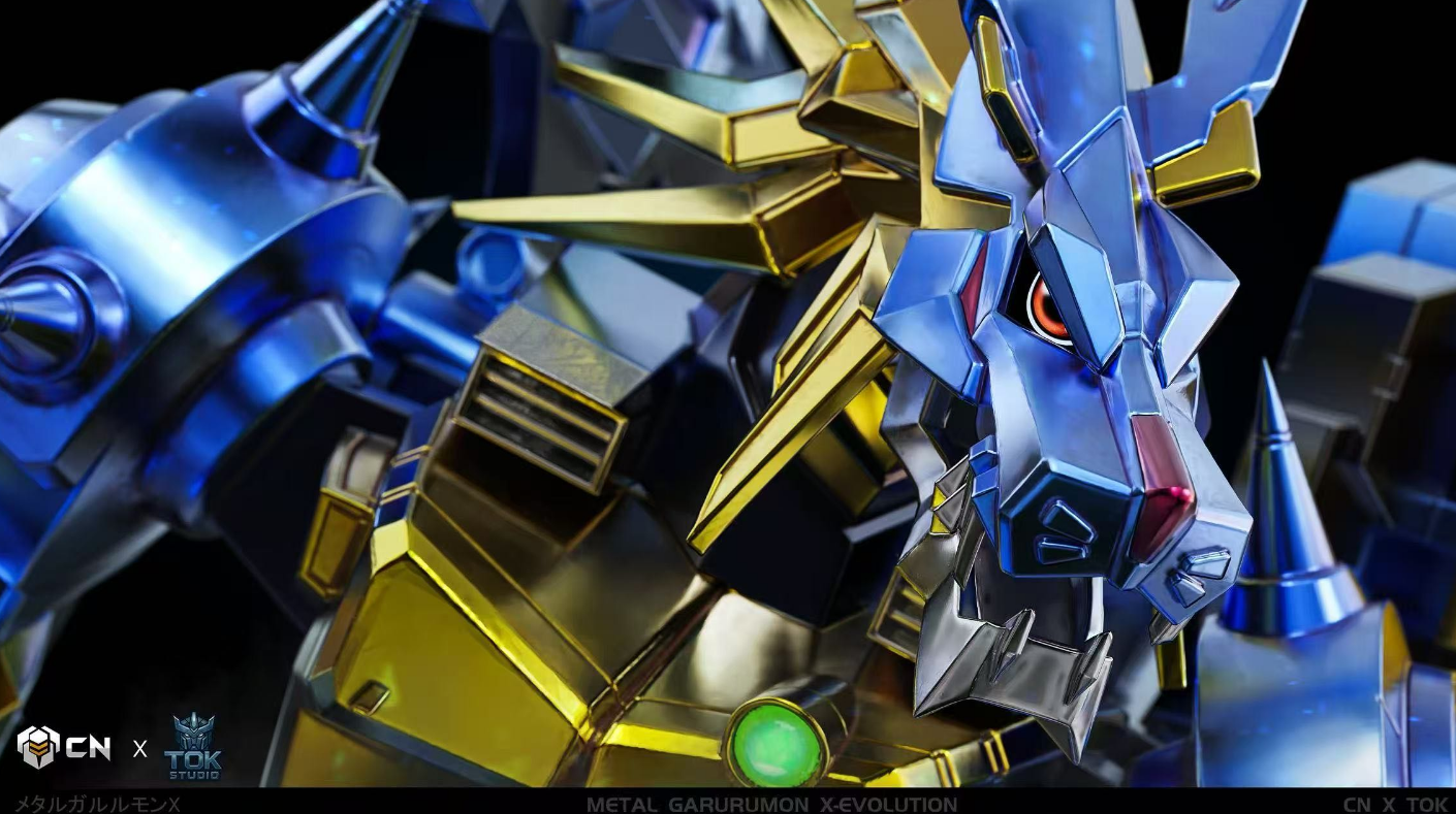 Crazy Nest Studio X Tok Studio - Metal Garurumon X