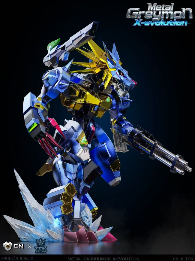 Crazy Nest Studio X Tok Studio - Metal Garurumon X