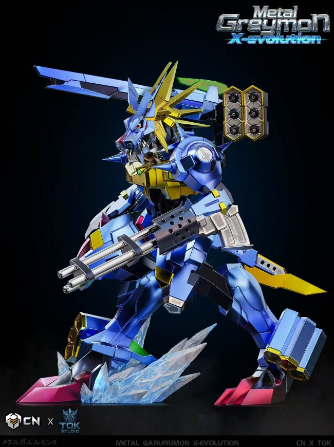 Crazy Nest Studio X Tok Studio - Metal Garurumon X