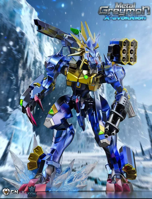 Crazy Nest Studio X Tok Studio - Metal Garurumon X