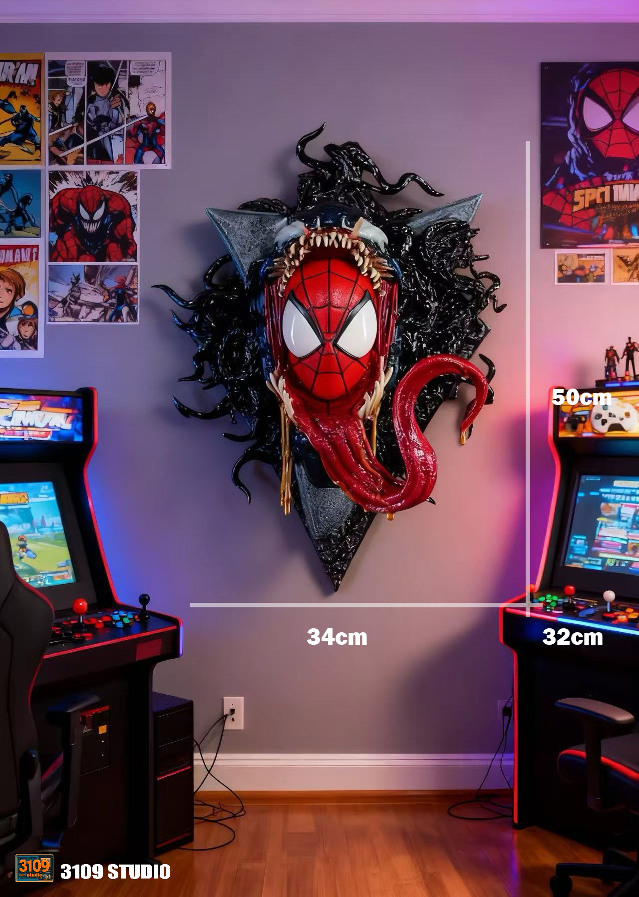 3109 Studio - Venom & Spider Man Wall Hanging [2 Variants]