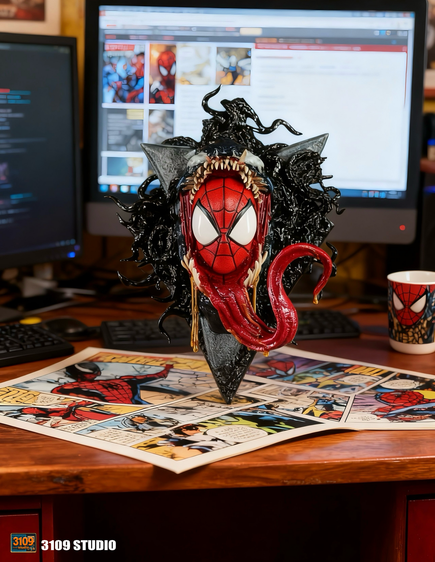 3109 Studio - Venom & Spider Man Wall Hanging [2 Variants]