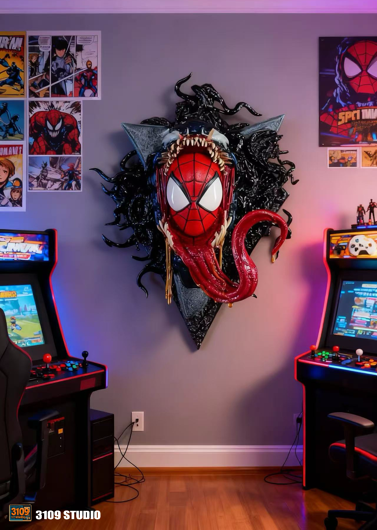 3109 Studio - Venom & Spider Man Wall Hanging [2 Variants]