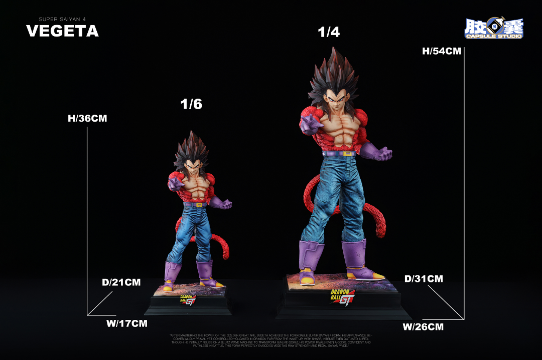 Capsule Studio - Super Saiyan 4 Vegeta [6 Variants]