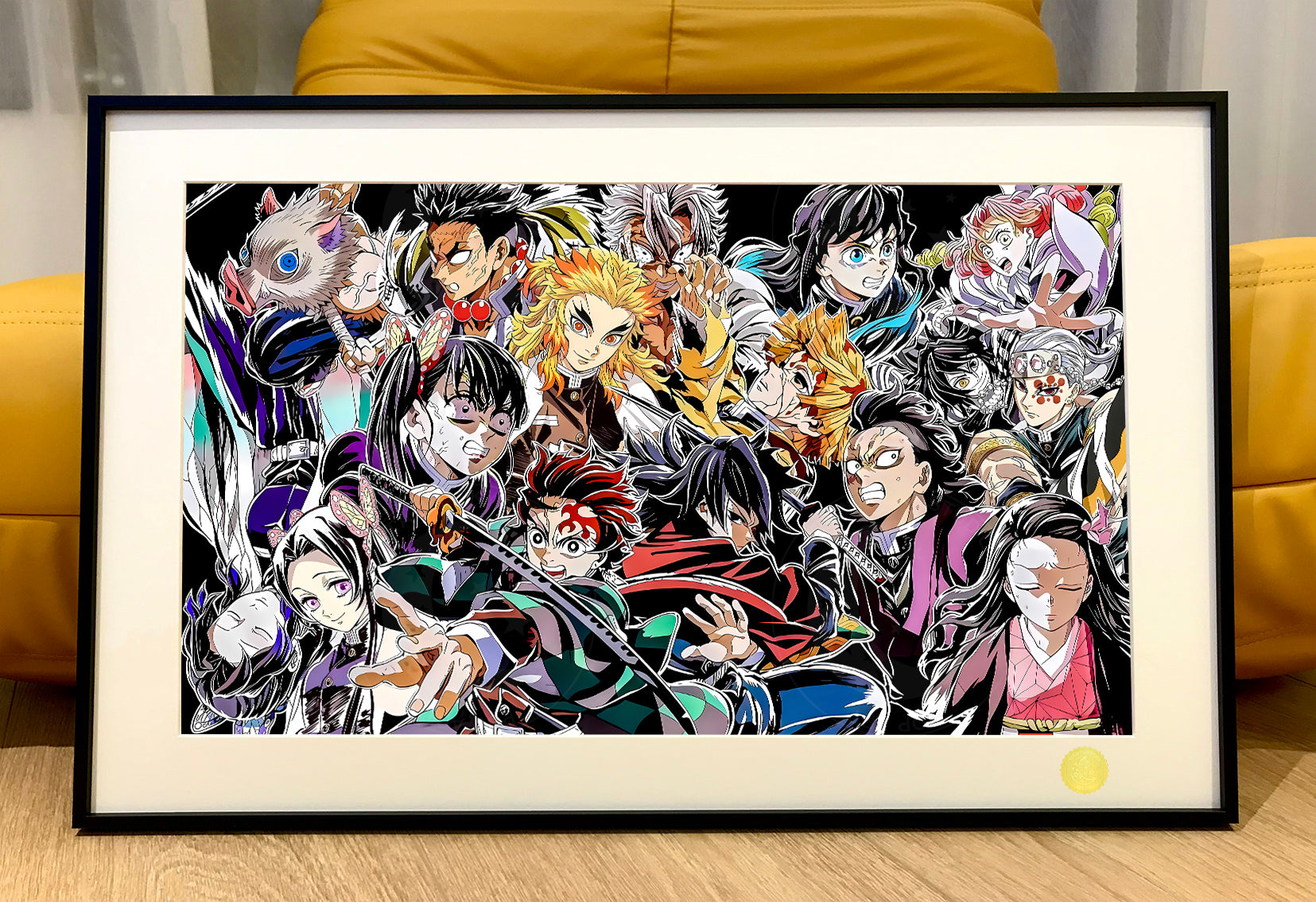 Xing Kong Studio - Infinity Castle All Characters Poster Frame