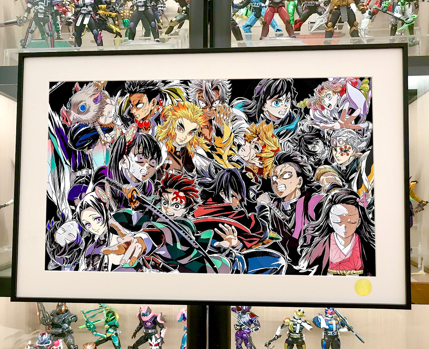 Xing Kong Studio - Infinity Castle All Characters Poster Frame