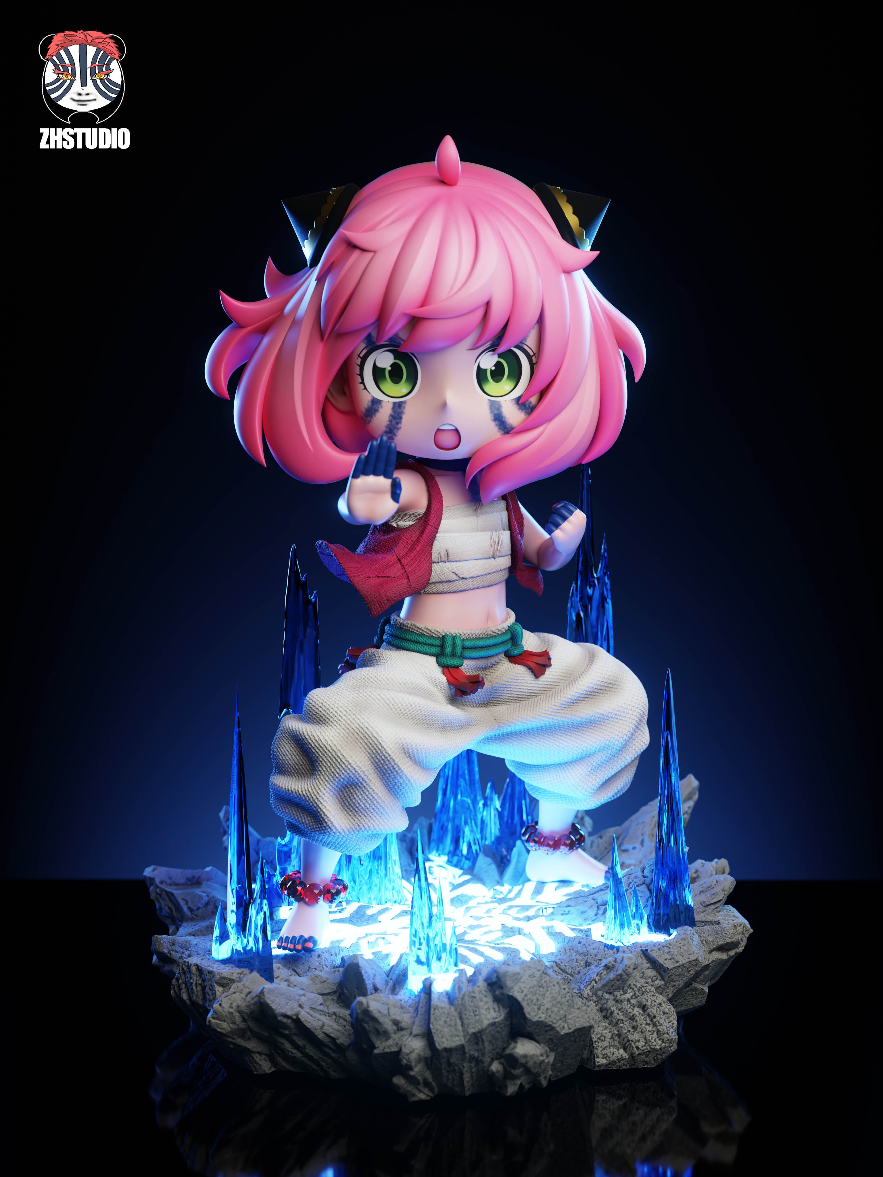 ZH Studio - Anya Forger Cosplay Demon Slayer Akaza [2 Variants