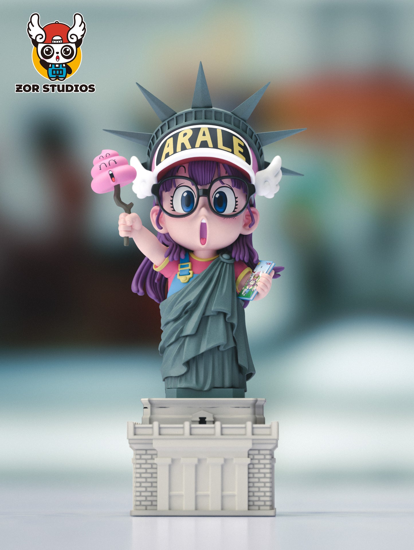 ZOR Studio - Penguin Village Statue of Liberty Arale Trio [3 Variants]
