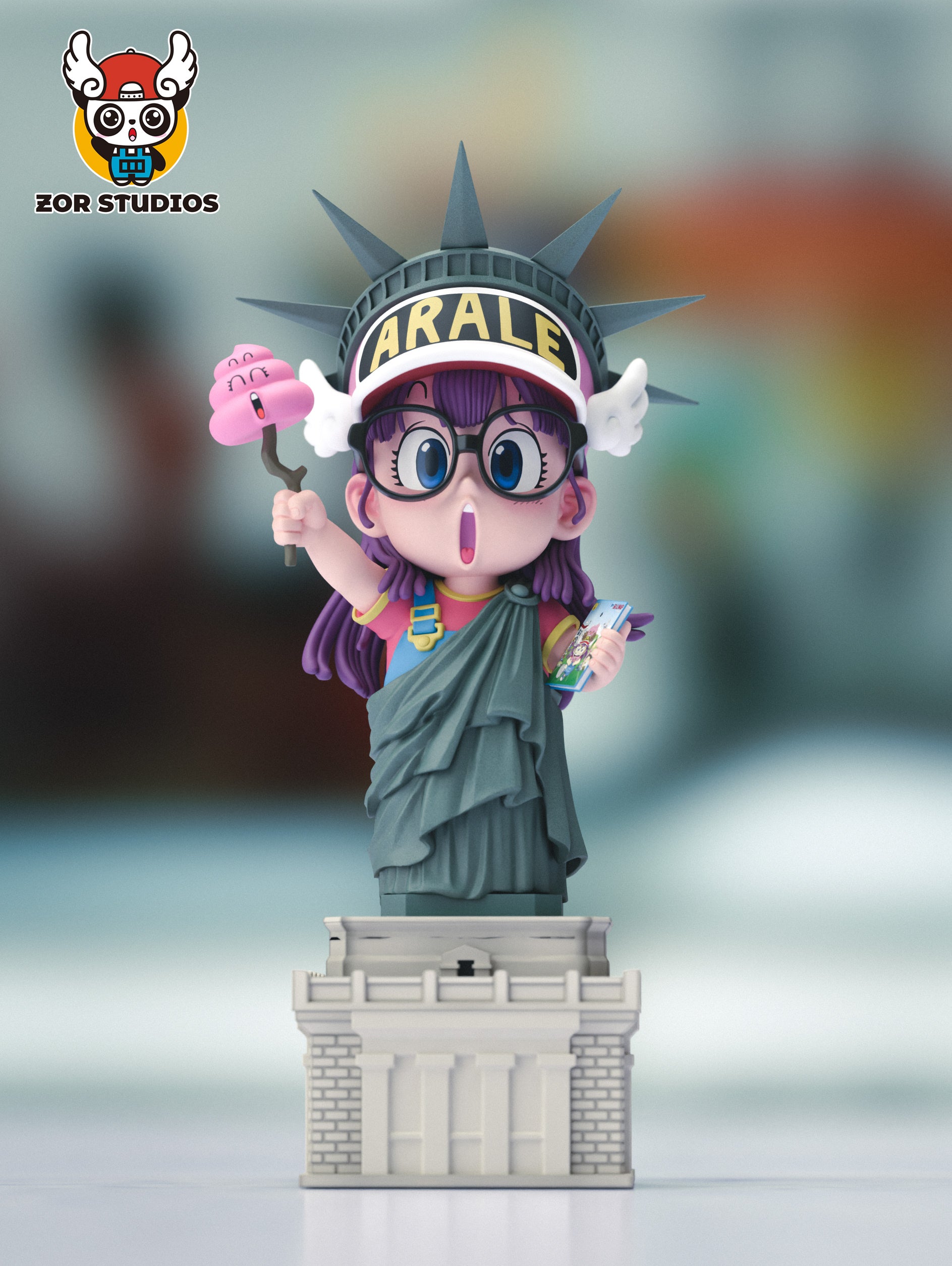 ZOR Studio - Penguin Village Statue of Liberty Arale Trio [3 Variants]