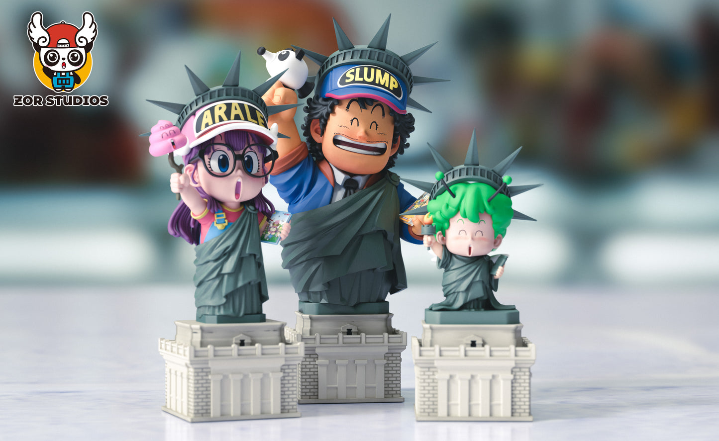 ZOR Studio - Penguin Village Statue of Liberty Arale Trio [3 Variants]