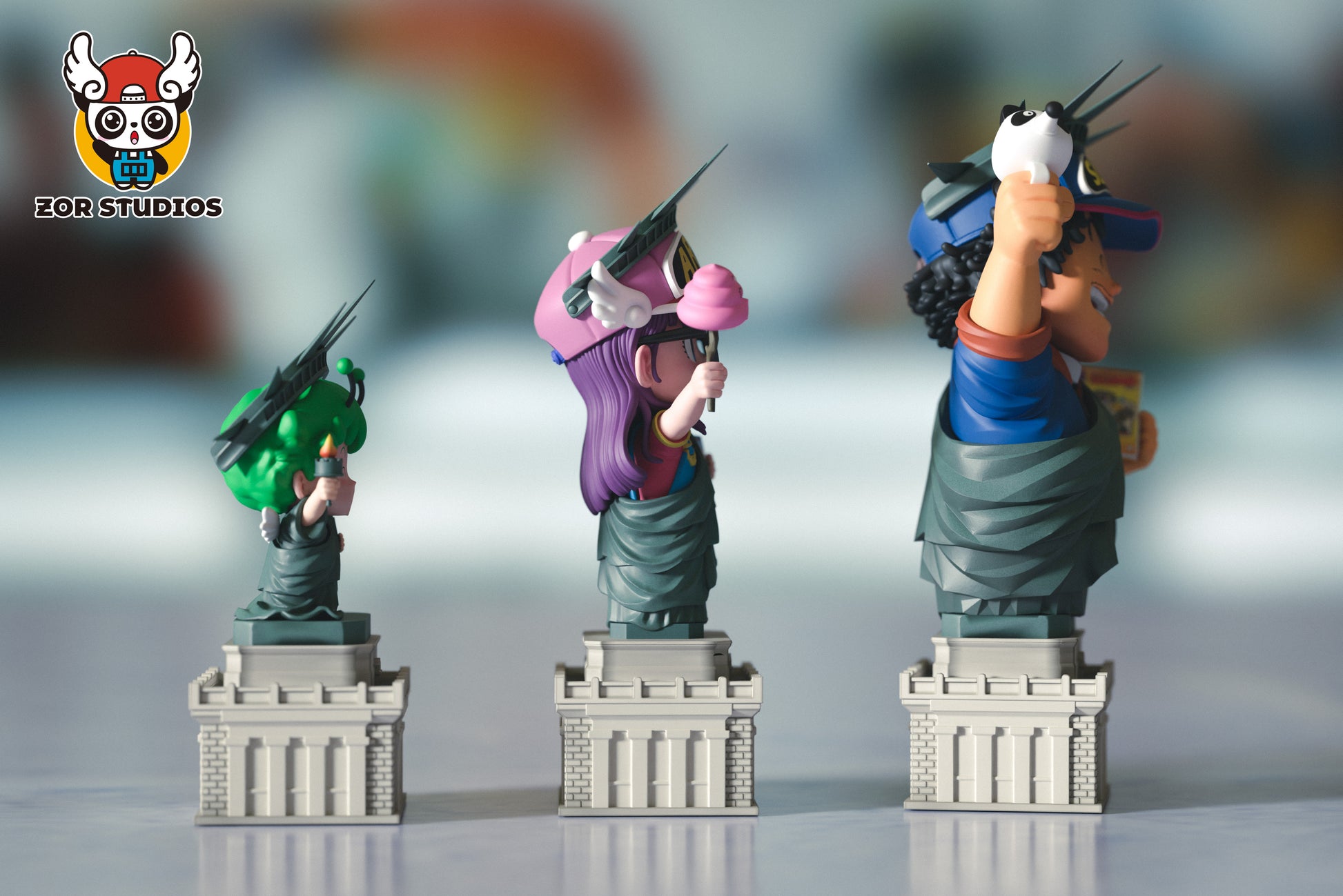 ZOR Studio - Penguin Village Statue of Liberty Arale Trio [3 Variants]