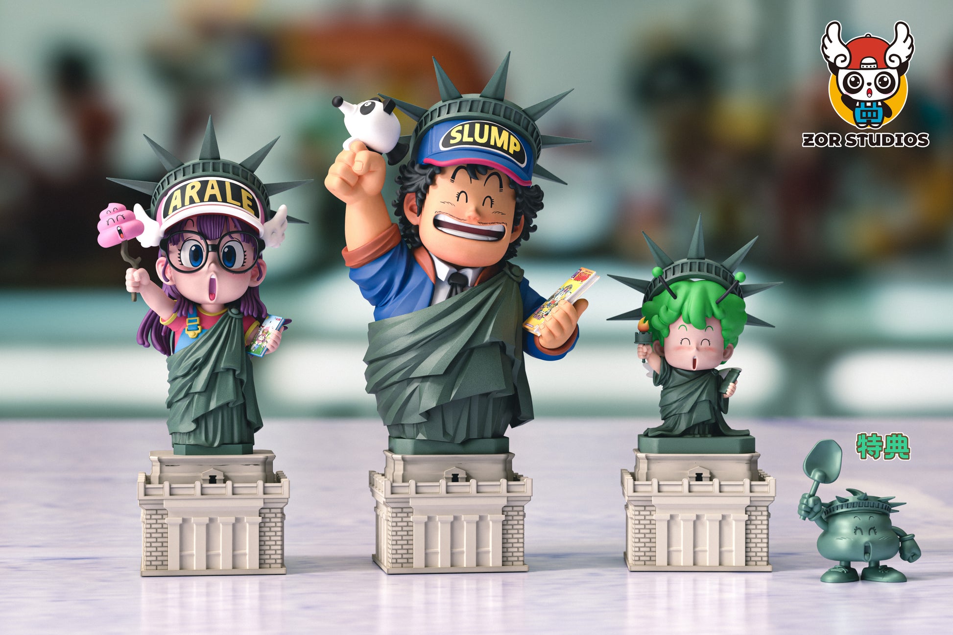ZOR Studio - Penguin Village Statue of Liberty Arale Trio [3 Variants]