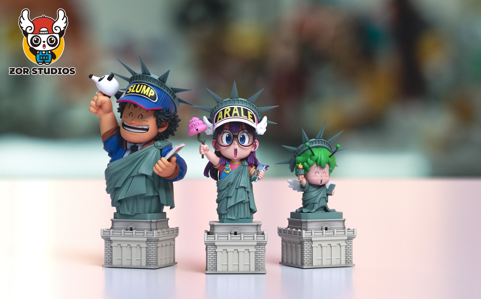 ZOR Studio - Penguin Village Statue of Liberty Arale Trio [3 Variants]