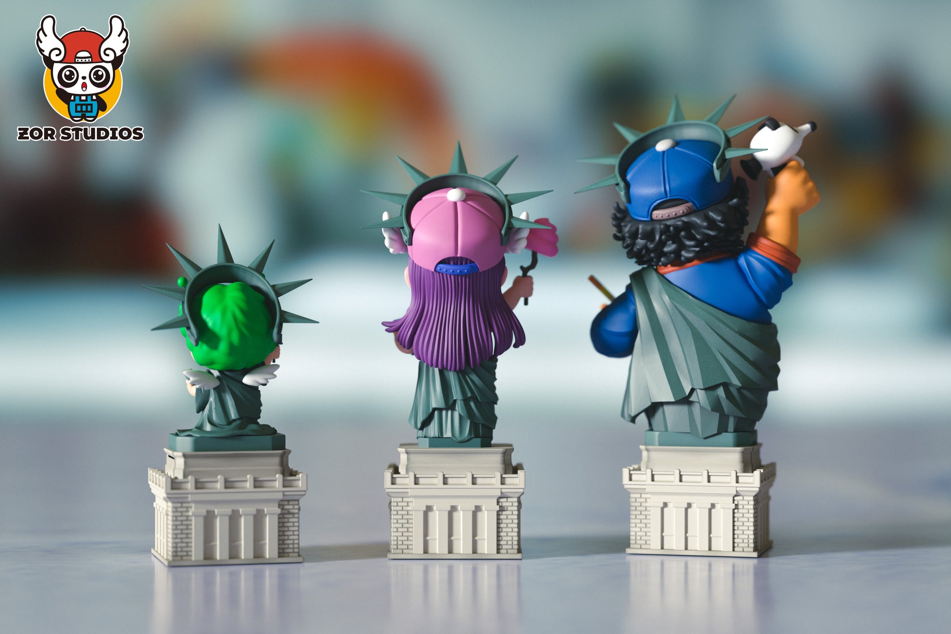 ZOR Studio - Penguin Village Statue of Liberty Arale Trio [3 Variants]