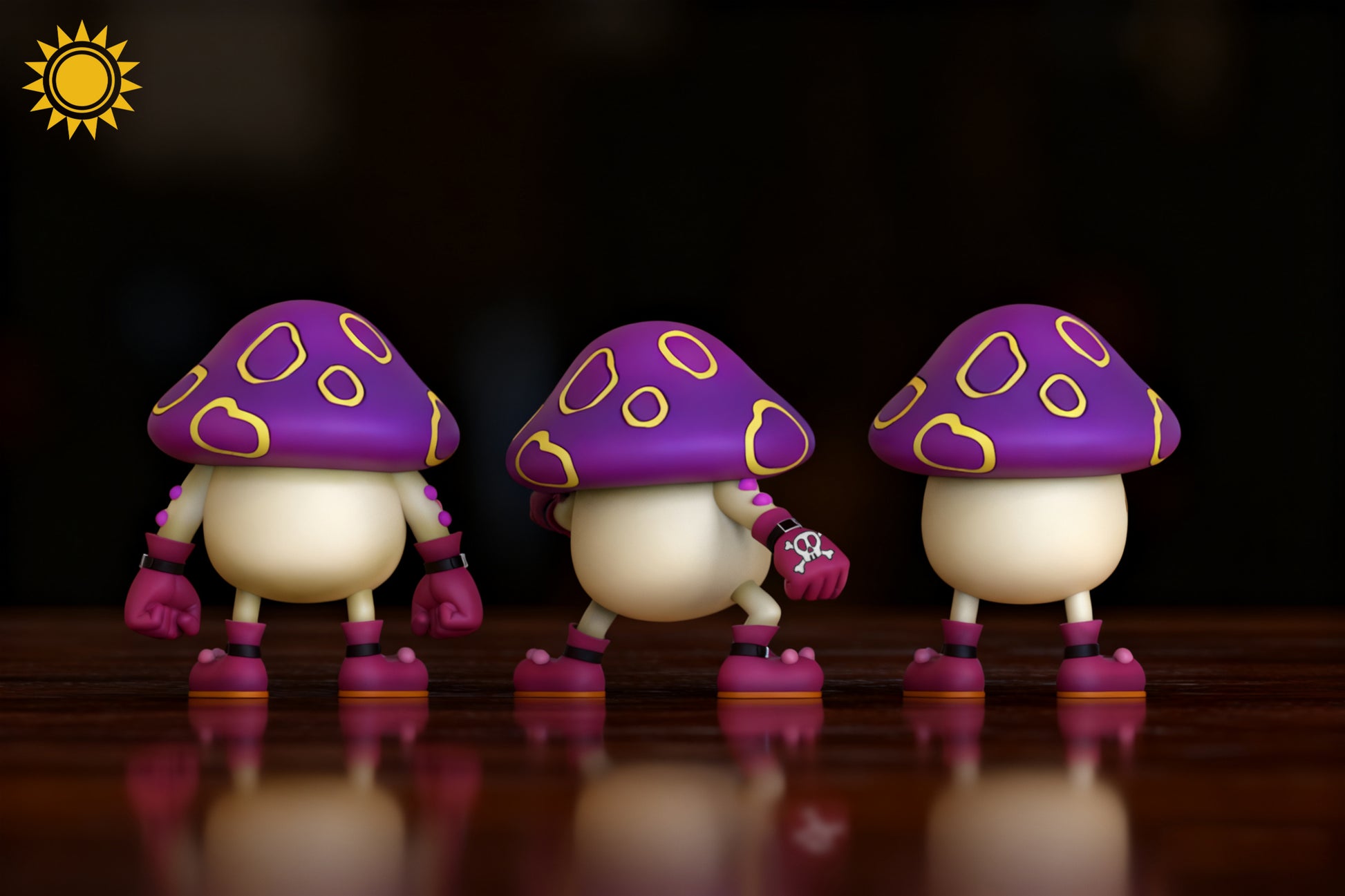 Taiyang Mowan / Sun Toys Studio - Mushroomon Trio [3 Variants]