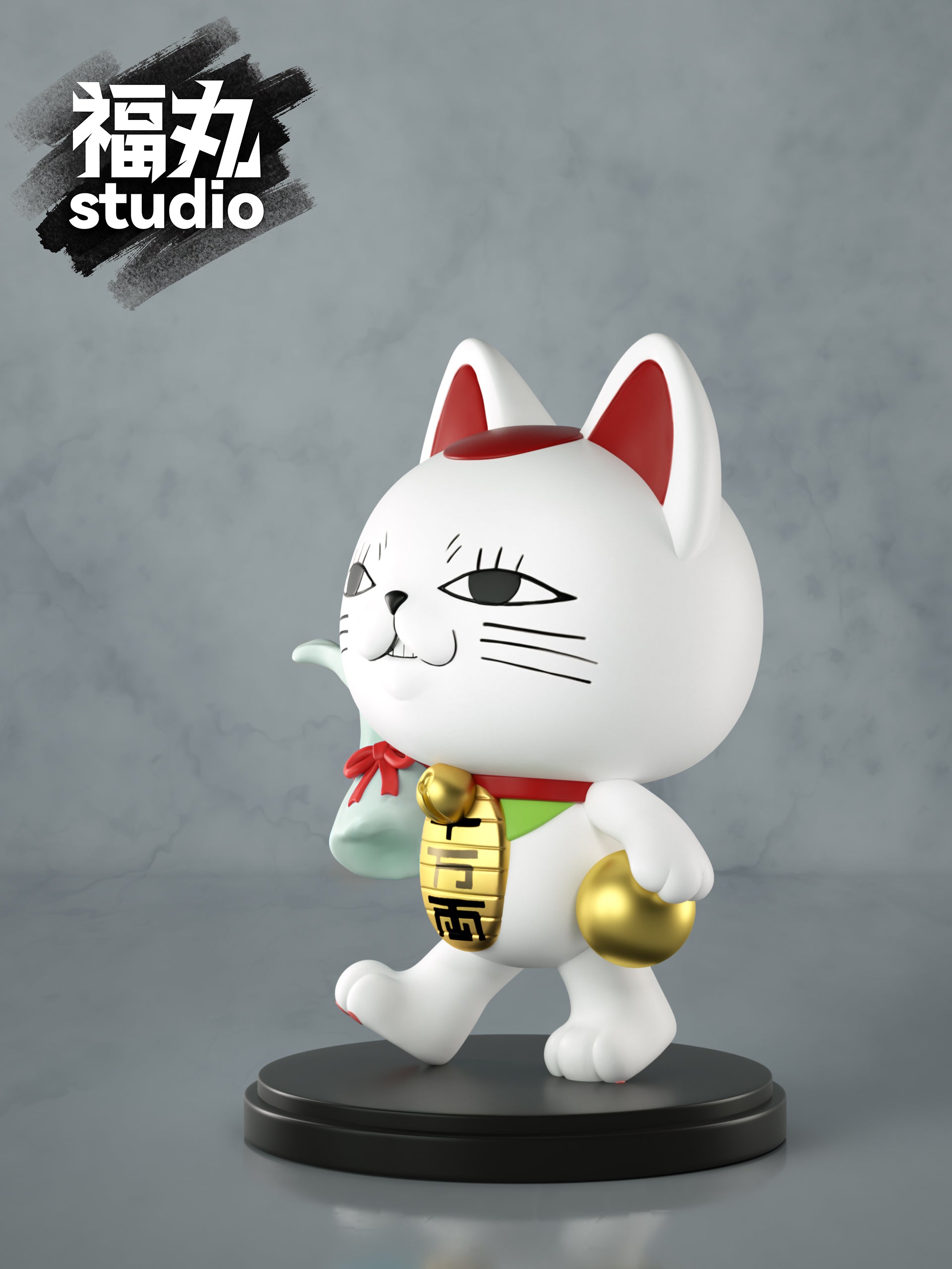 Fuwan Studio - High-Speed Granny with a Bouquet of Flowers