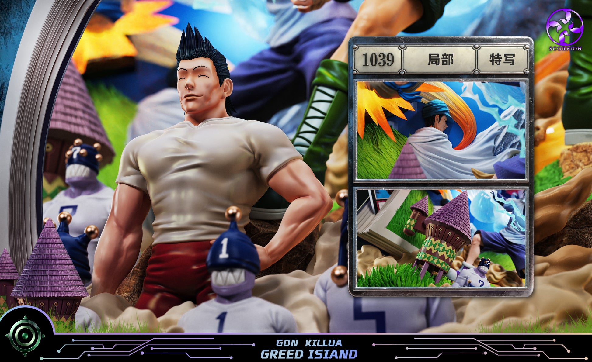 Scorpion Studio - Greed Island Arc Gon X Killua