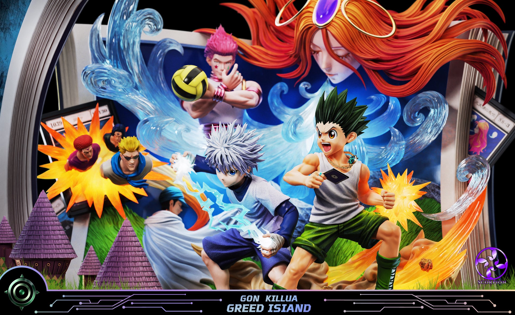 Scorpion Studio - Greed Island Arc Gon X Killua