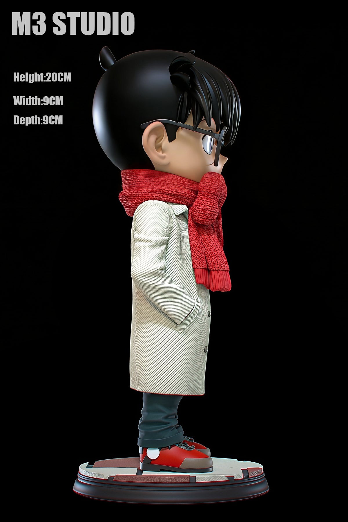 M3 Studio - Red Ribbon Scarf Conan Edogawa Chibi