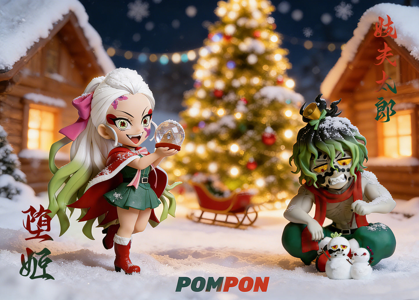 PomPon Studio - Christmas Gyutaro X Daki [2 Variants]