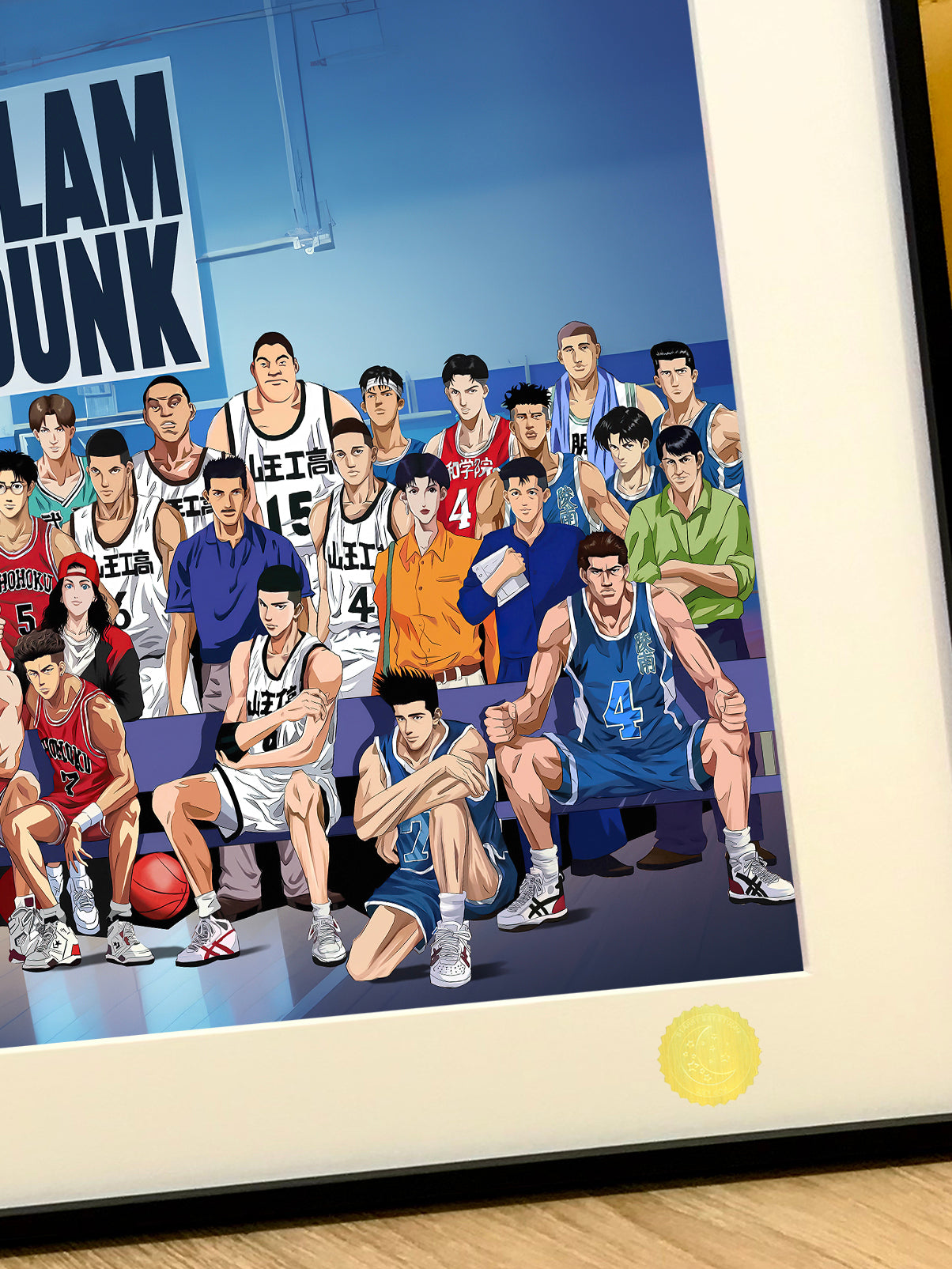 Xing Kong Studio - All Characters in SLAM DUNK Poster Frame