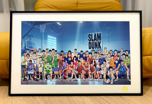 Xing Kong Studio - All Characters in SLAM DUNK Poster Frame
