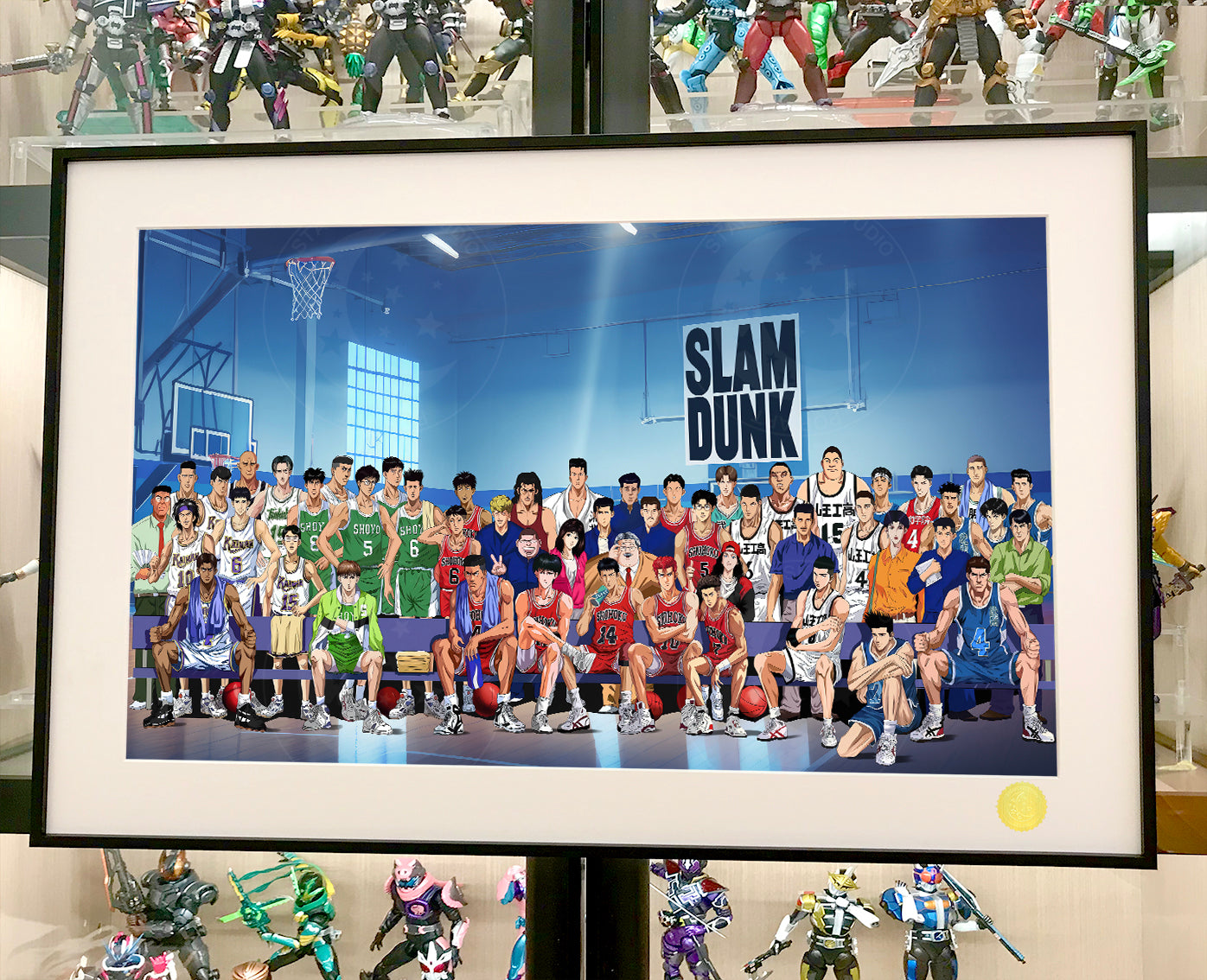 Xing Kong Studio - All Characters in SLAM DUNK Poster Frame