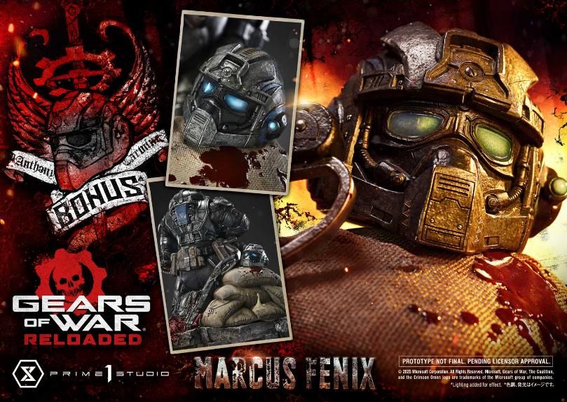 Prime 1 Studio - Marcus Fenix [REMGEARS-01] [REMGEARS-01UT] [REMGEARS-01UTS] [Licensed] [3 Variants]