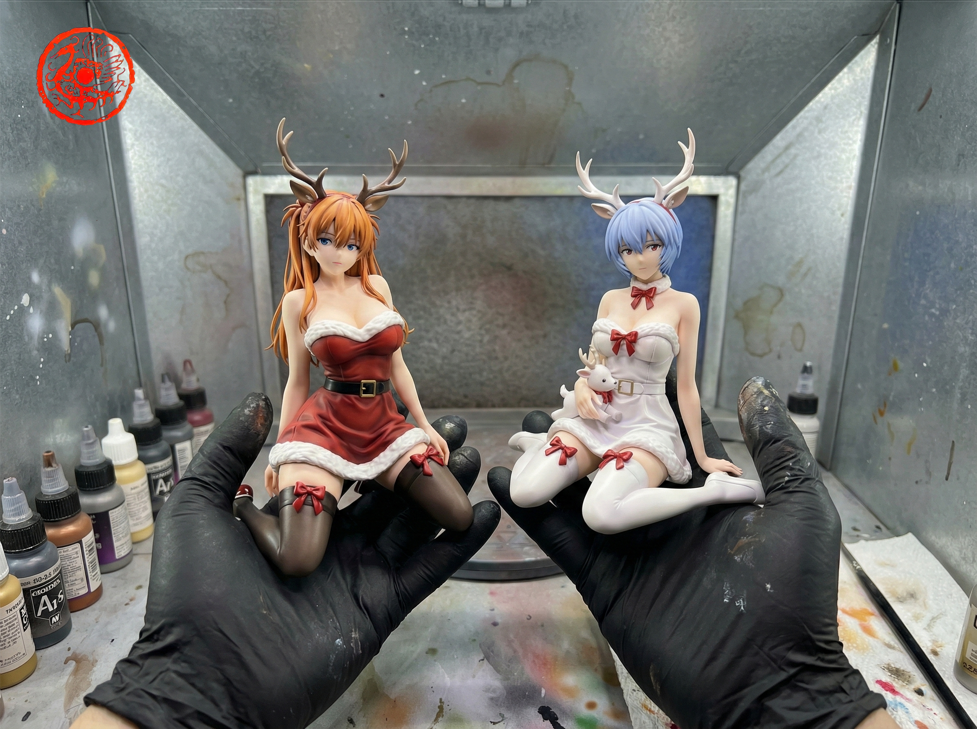 ZQ Studio - Christmas Ayanami Rei X Soryu Asuka Langle [2 Variants]