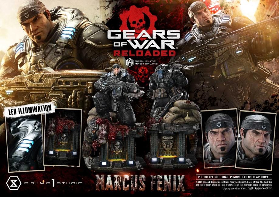 Prime 1 Studio - Marcus Fenix [REMGEARS-01] [REMGEARS-01UT] [REMGEARS-01UTS] [Licensed] [3 Variants]