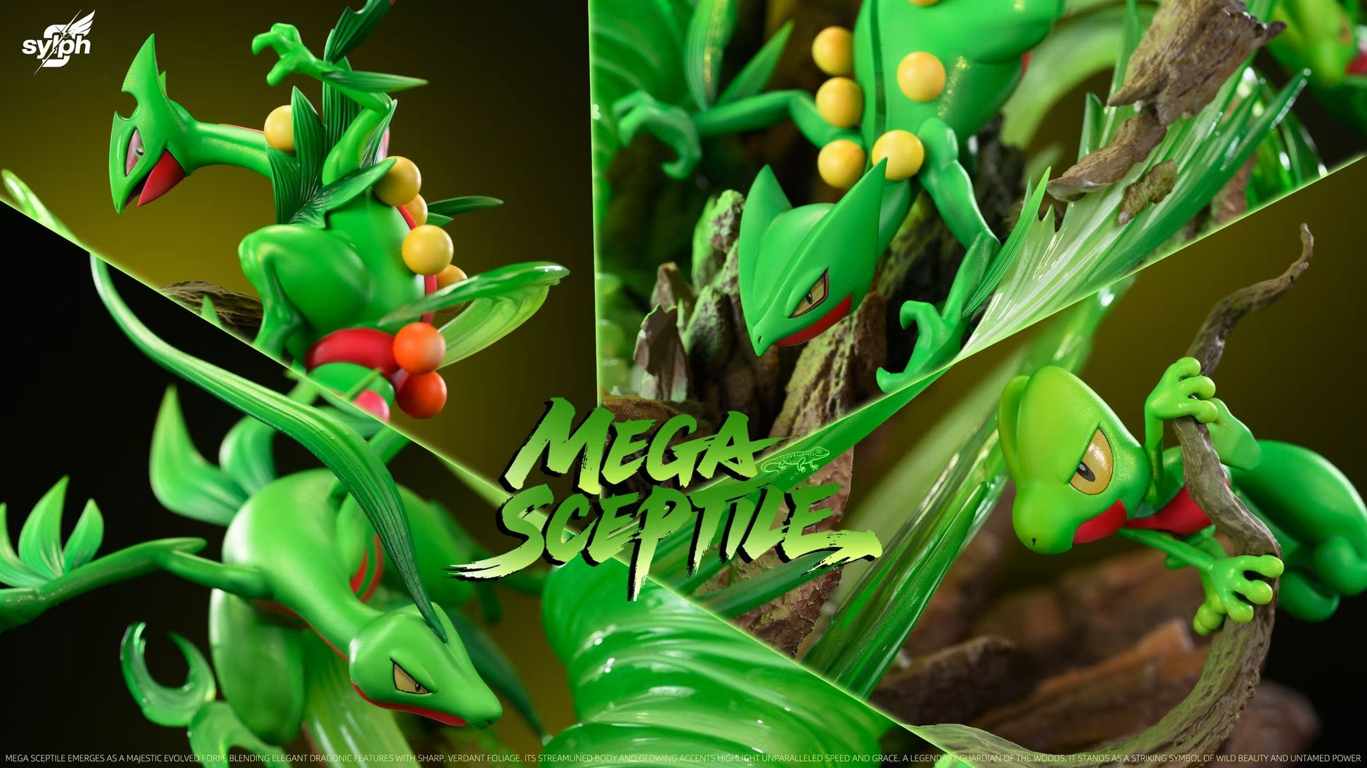 Sylph Studio - Sceptile Family