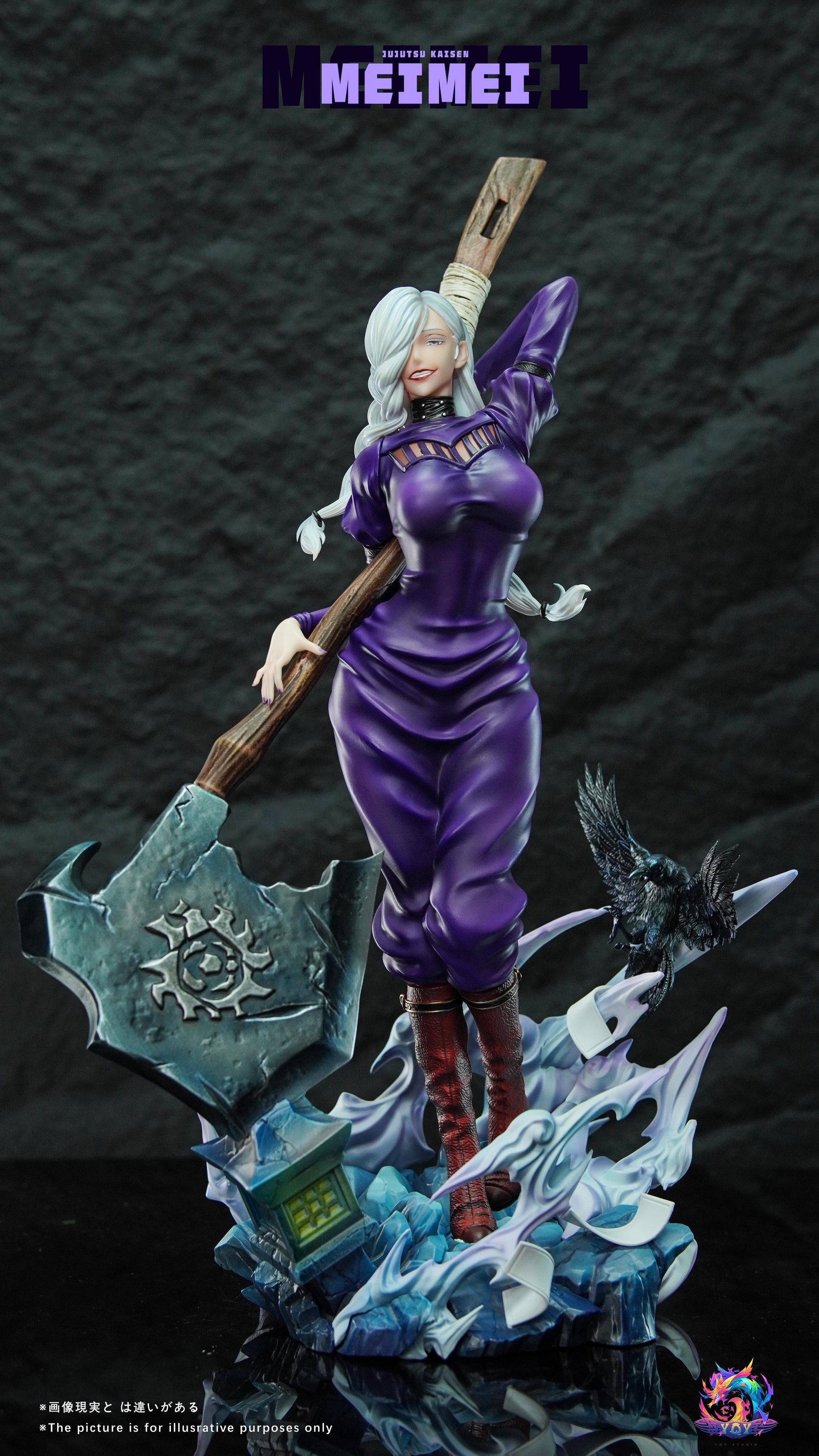 YQY Studio - The White-Haired Axe Wielding Woman Mei Mei [2 Variants]
