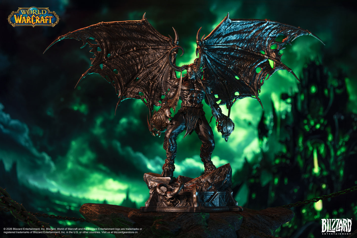 Blizzard Entertainment - Illidan Stormrage Bronze Collector's Edition Statue BLZ013 [Licensed]