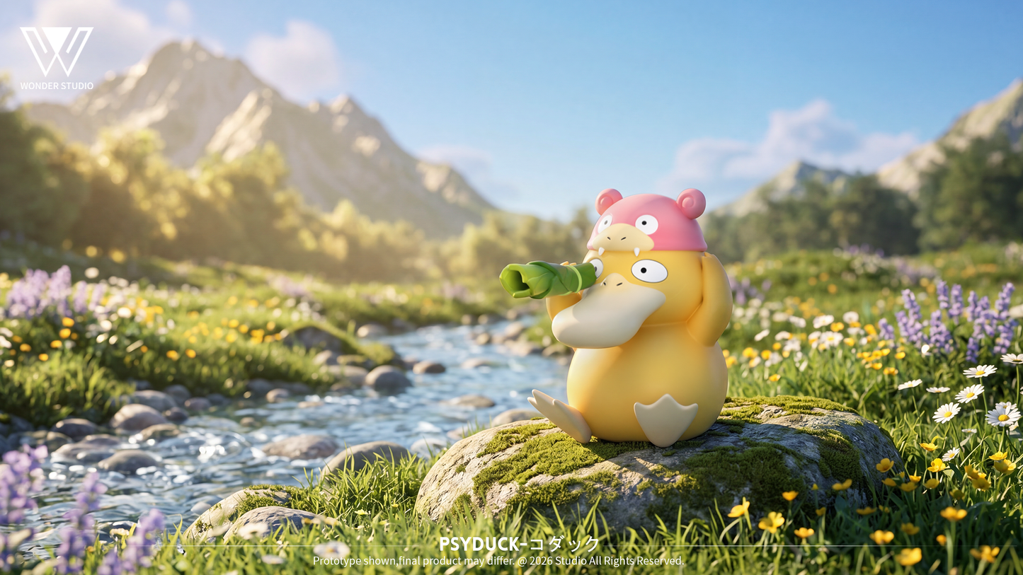 Wonder Studio - Looking Psyduck / King Psyduck / Umbrella Psyduck