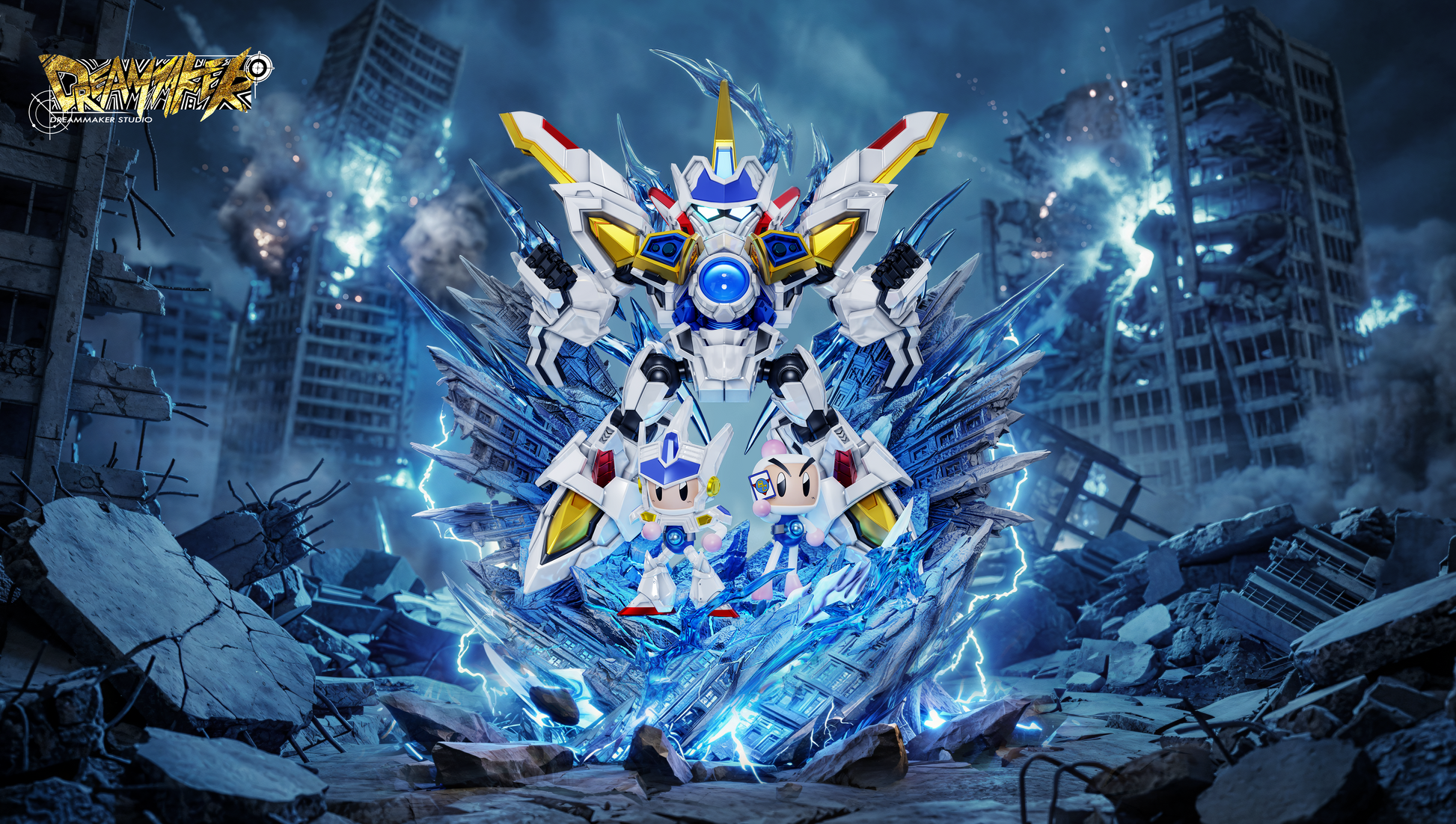 Dream Maker Studio / DMS - White Bomber