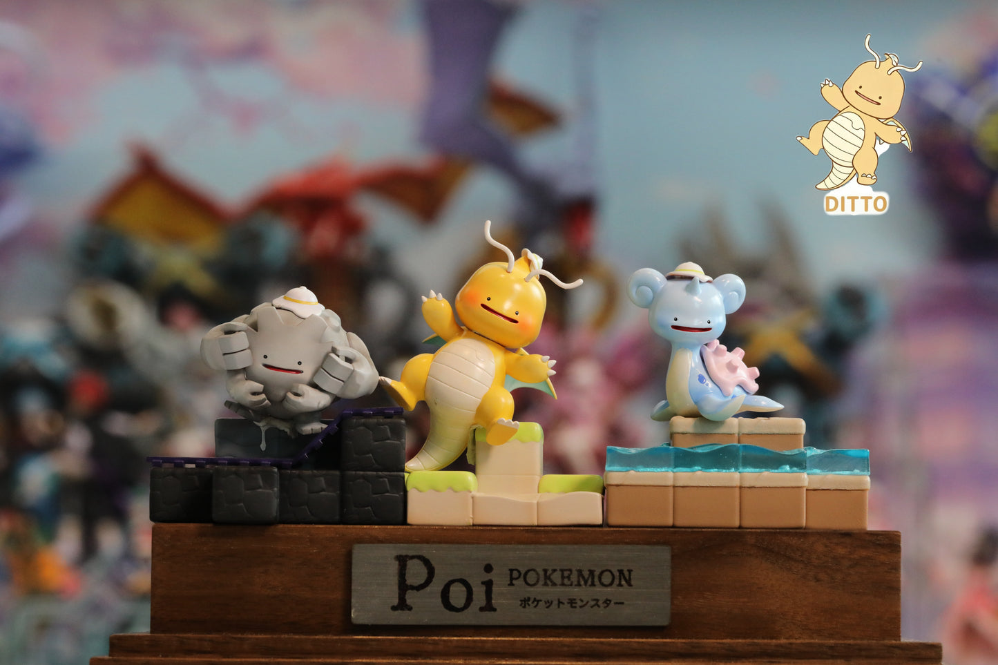 Ditto Studio - Ditto Transformation Lapras X Dragonite X Graveler