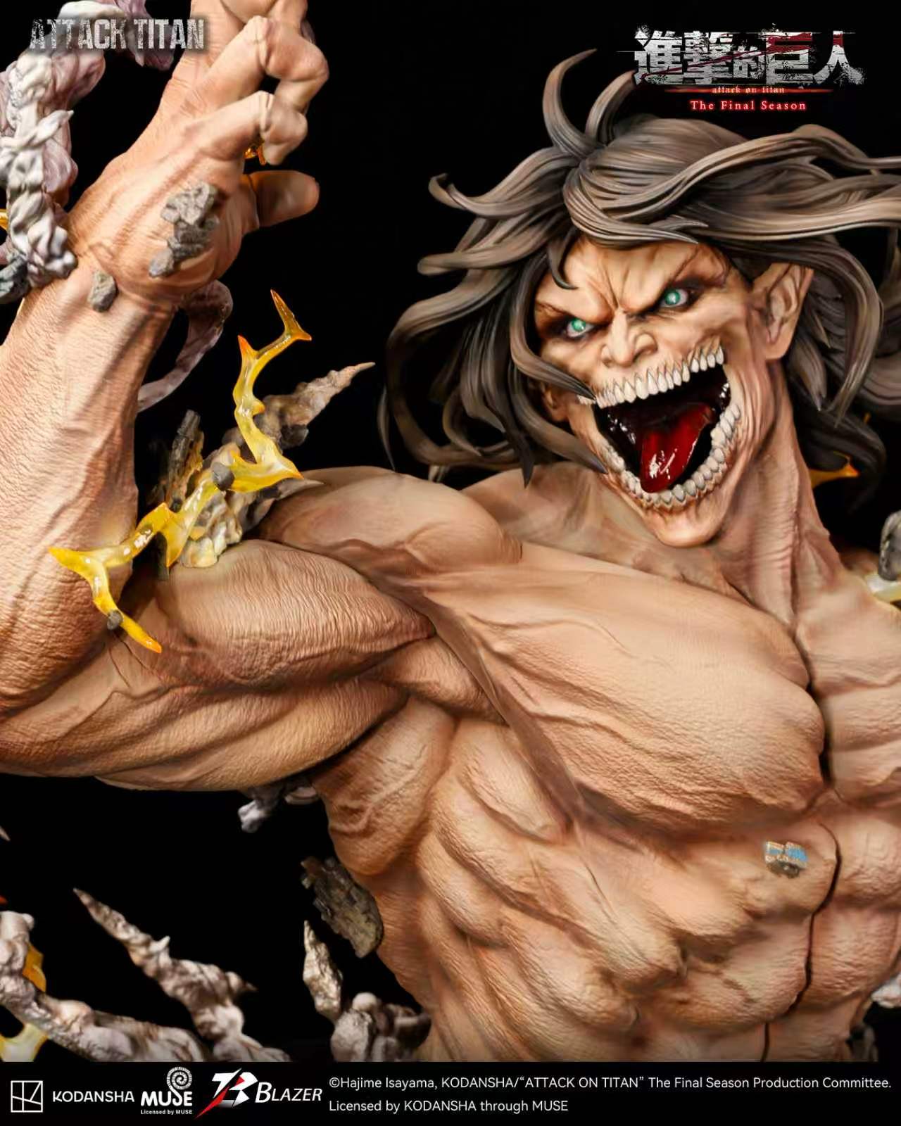 Blazer Studio - The Final Season Attack Titan Bust Statue [Licensed]