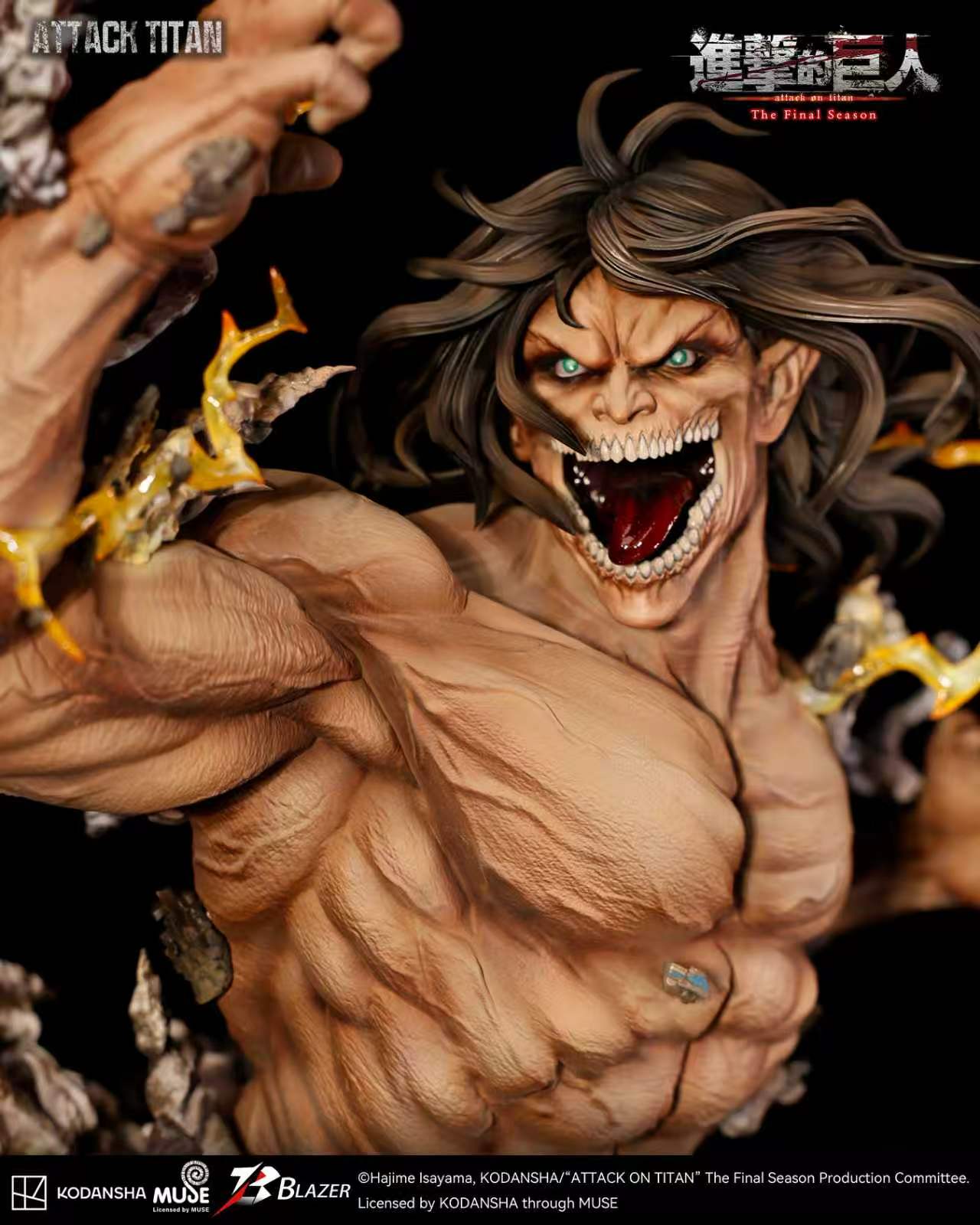 Blazer Studio - The Final Season Attack Titan Bust Statue [Licensed]