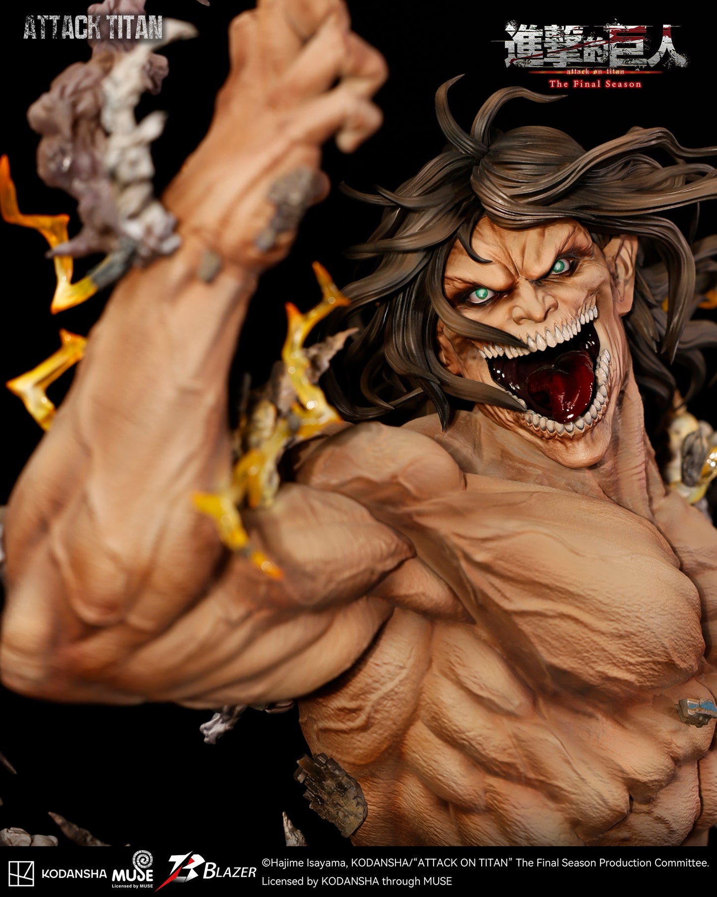 Blazer Studio - The Final Season Attack Titan Bust Statue [Licensed]