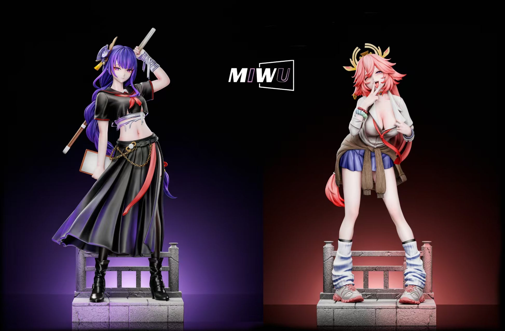 Miwu Studio - Raiden Shogun X Yae Miko [3 Variants]