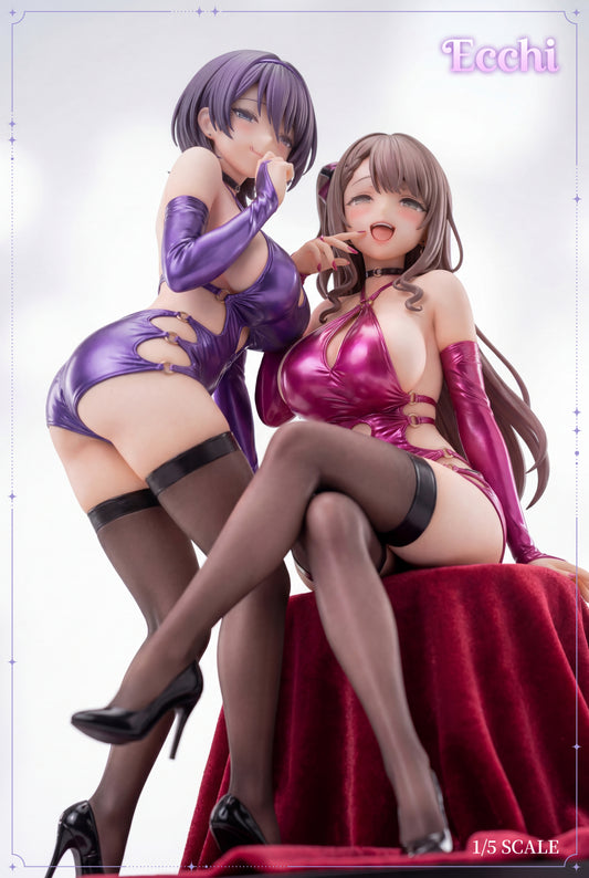 Ecchi Studio - Ibuki Hiiragi & Koharu Takamiya