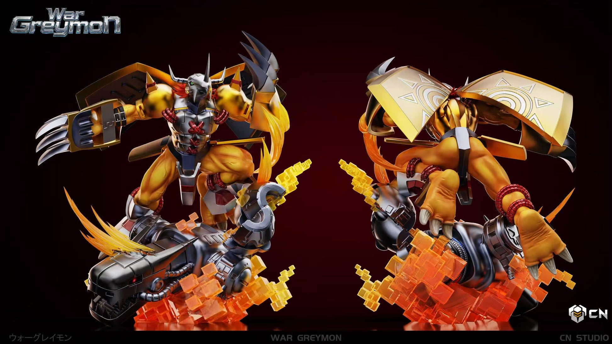 Crazy Nest Studio - War Greymon Clash with the Four Dark Masters! [2 Variants]