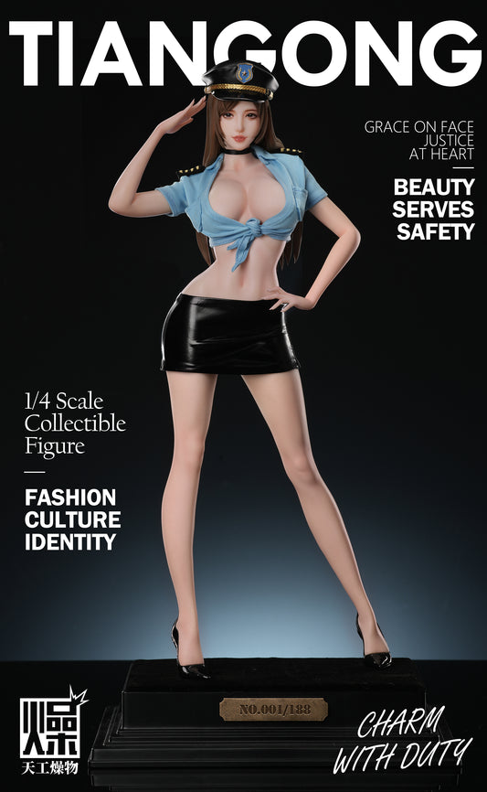 Tian Gong Zao Wu Studio - Policewoman 2.0 1/4 Scale Statue