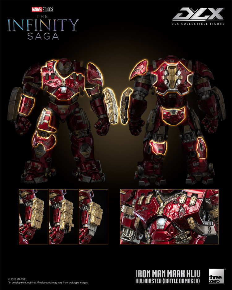 Threezero - DLX Iron Man Mark 44 "Hulkbuster" [Battle Damaged][3Z09190C0]