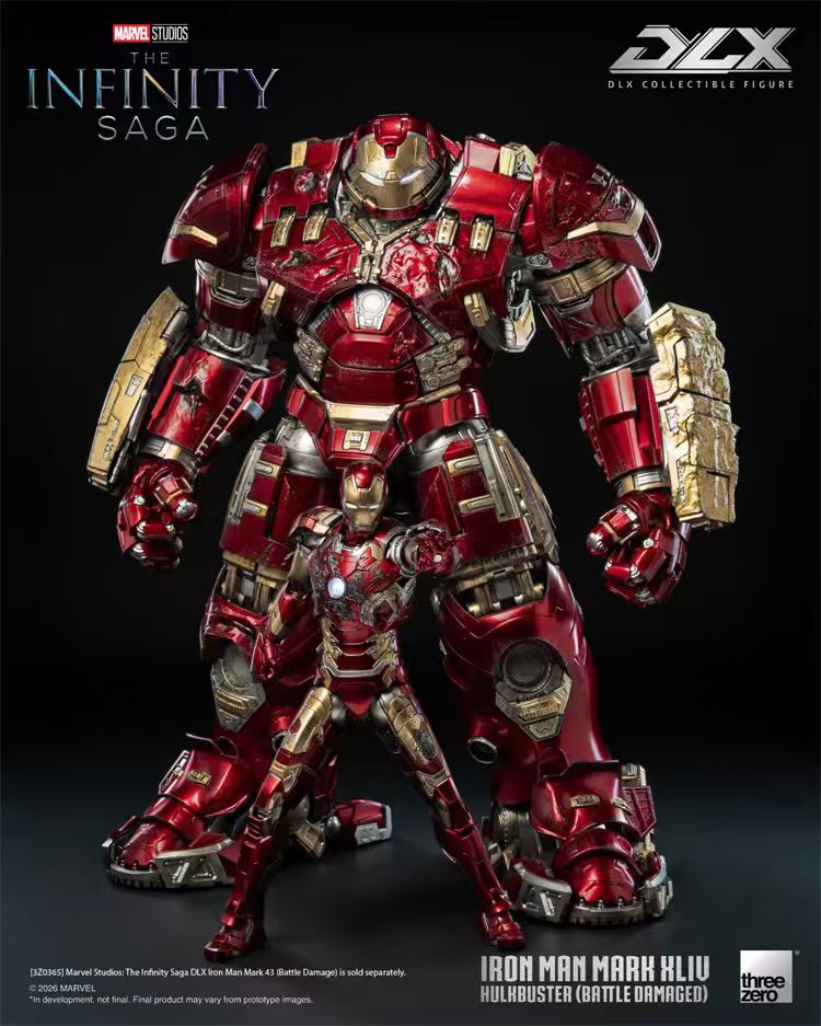 Threezero - DLX Iron Man Mark 44 "Hulkbuster" [Battle Damaged][3Z09190C0]