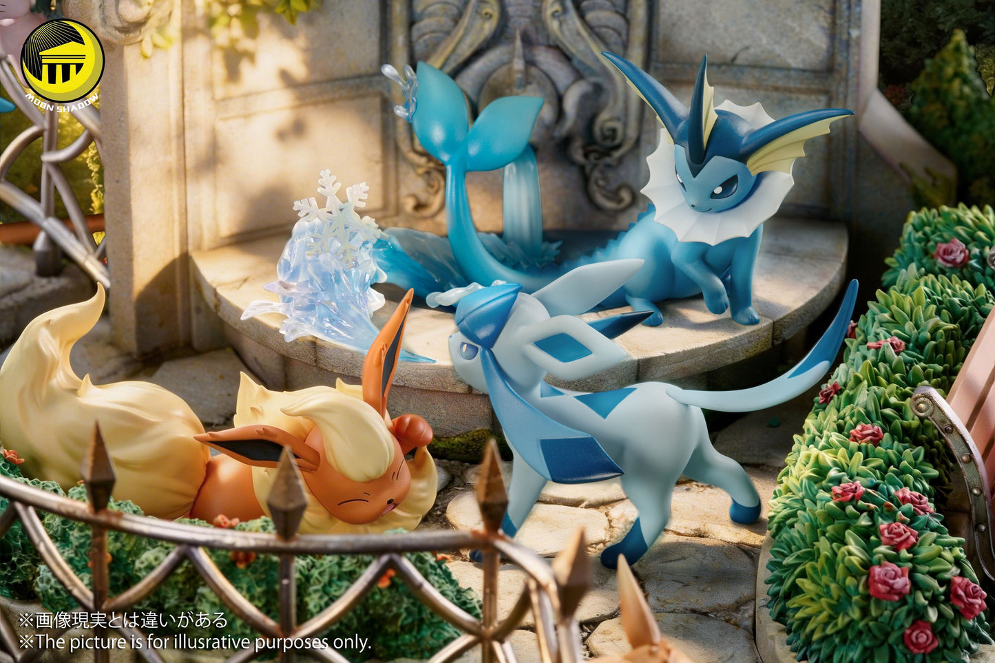 Moon Shadow Studio - Eevee Family Garden Scene