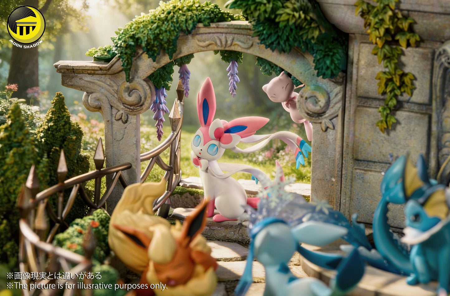 Moon Shadow Studio - Eevee Family Garden Scene