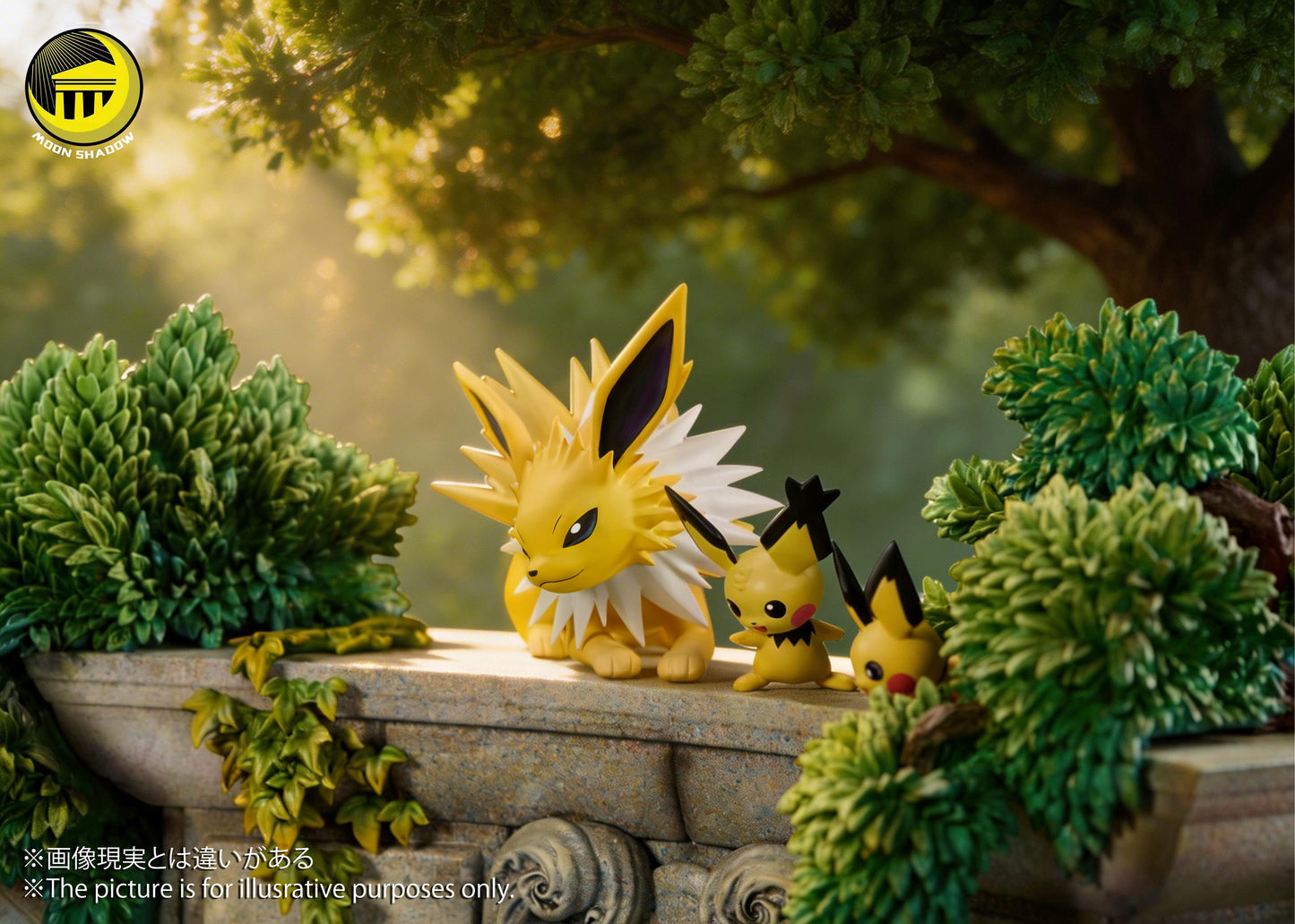 Moon Shadow Studio - Eevee Family Garden Scene